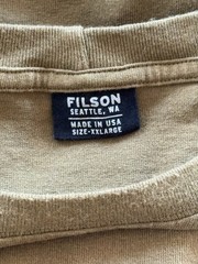 Filson Outfitter Solid Pocket T-Shirt Dark Olive Short Sleeve Cotton Mens XXL