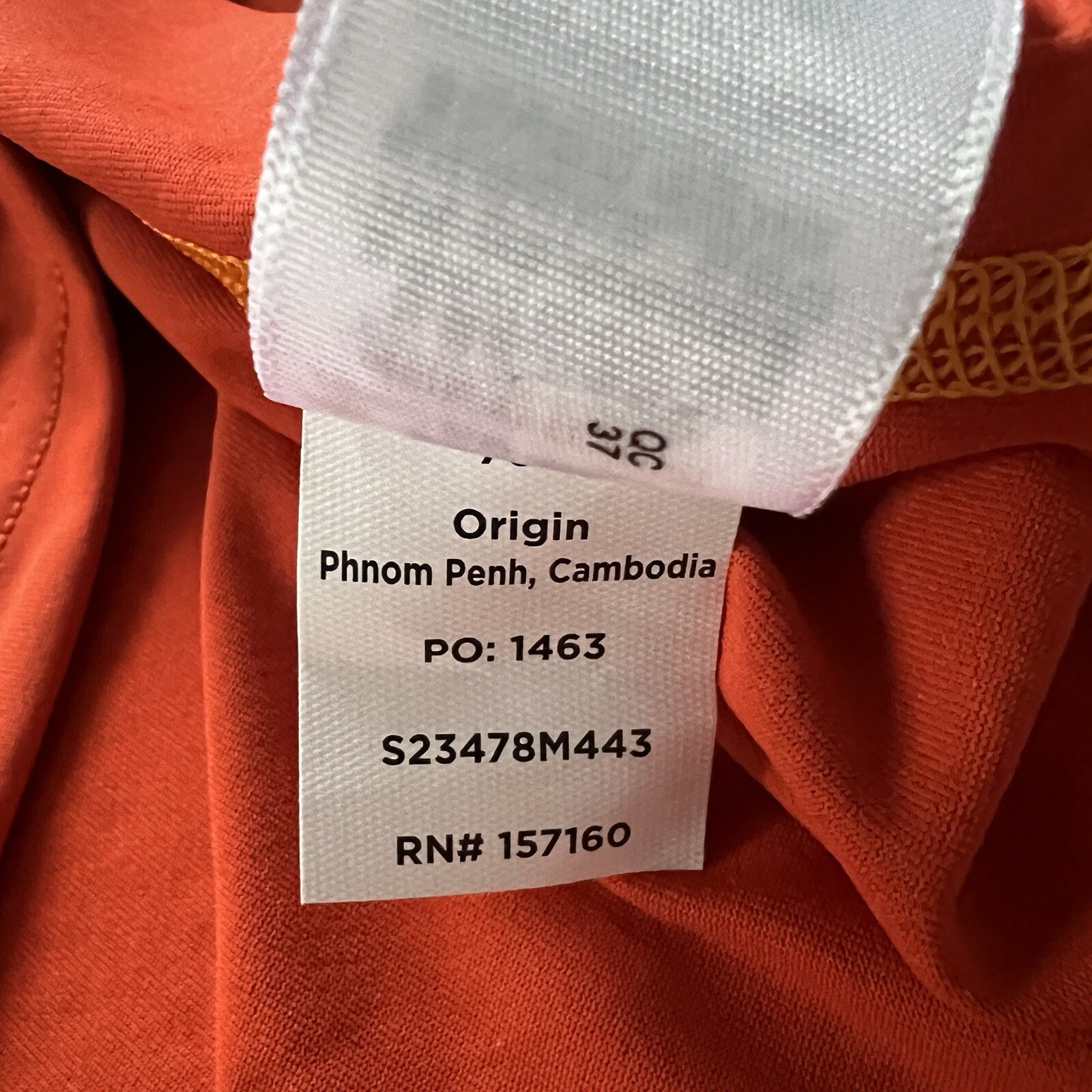 Cotopaxi Men Solid Orange Fino Tech Short Sleeve Performance Tee Shirt FLAW M gallery