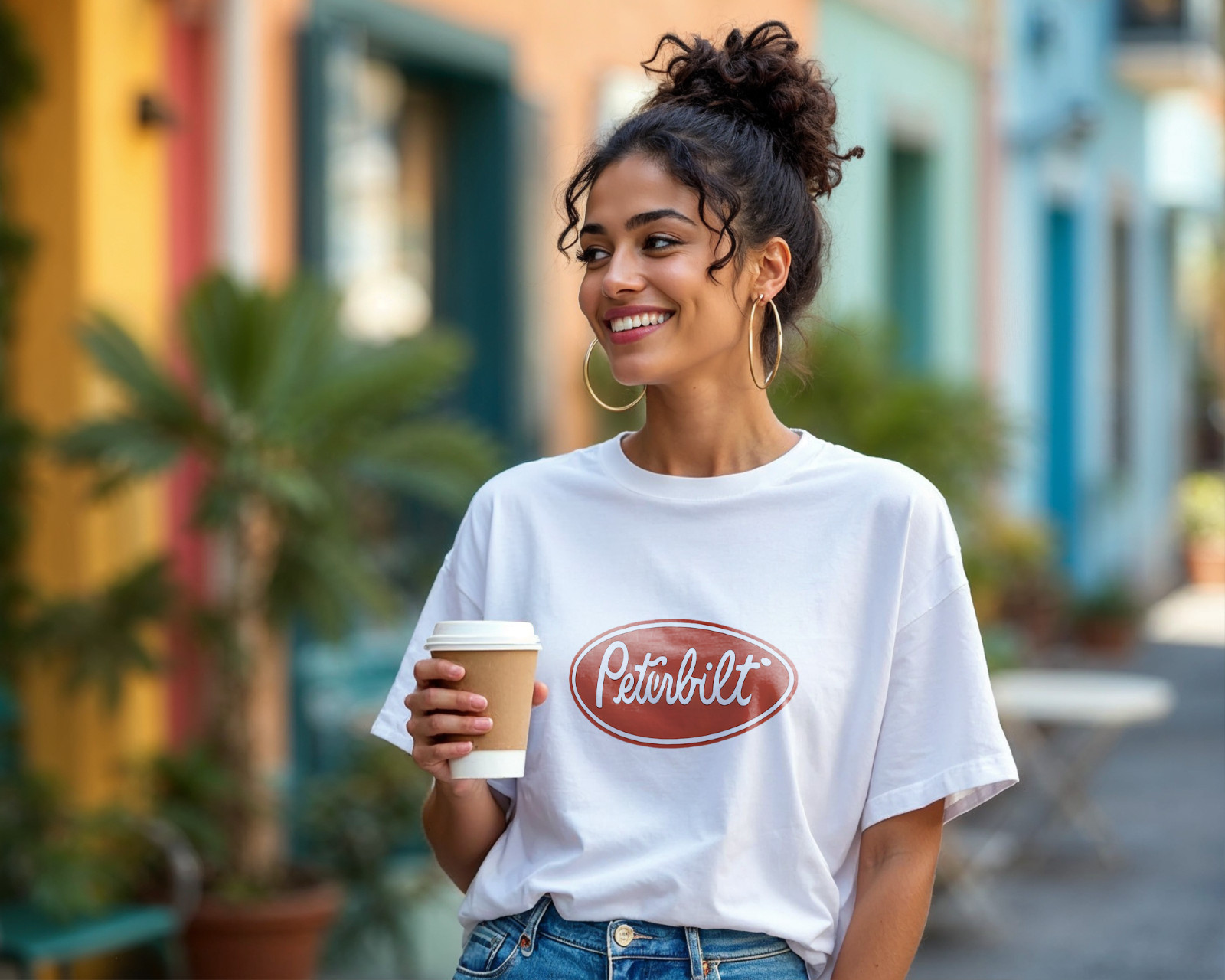 Peterbilt Logo T-Shirt – Classic Truck Brand Graphic Tee A319 gallery