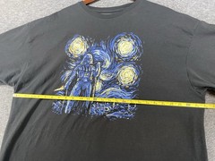 Star Wars Mad Engine Men’s Size 3XL Starry Night Darth Vader Tee Shirt See Pics