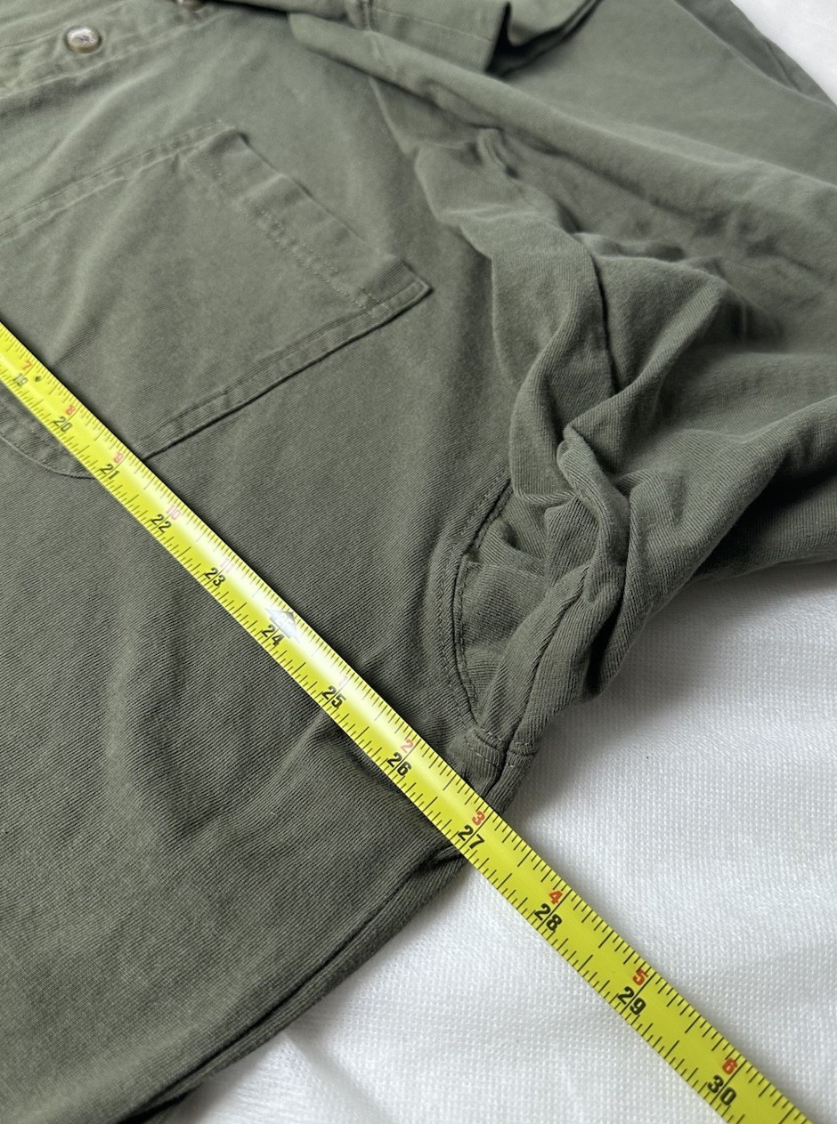 REDHEAD Long Sleeve Henley Shirt Men's 3XLT Olive Green gallery