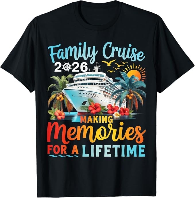 Family Cruise 2026 Family Cruise Vacation Summer Party T-Shirt gallery