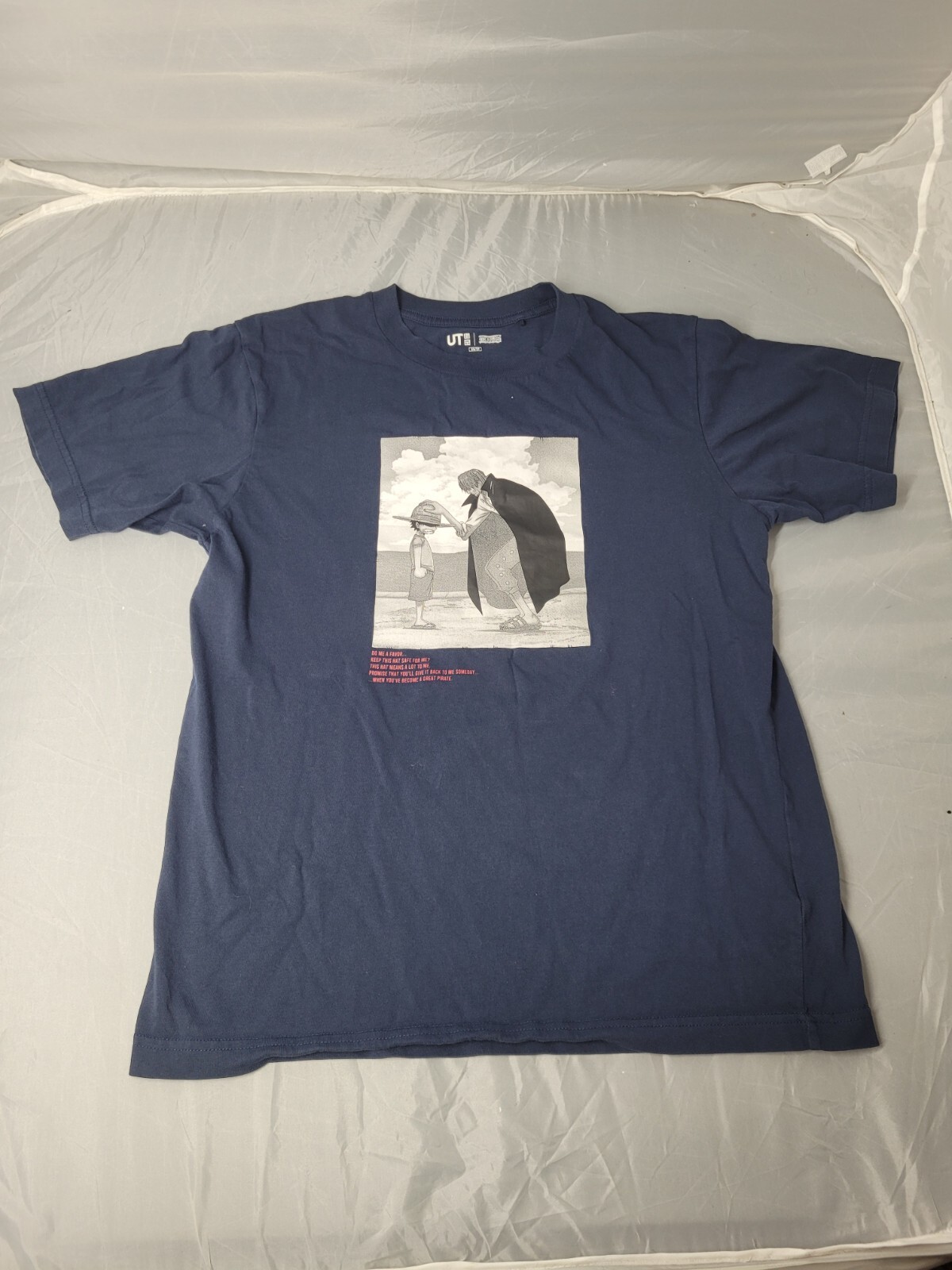 UNIQLO ONE PIECE FILM RED UT collaboration Shirt Luffy Shanks Adult Size XSmall gallery