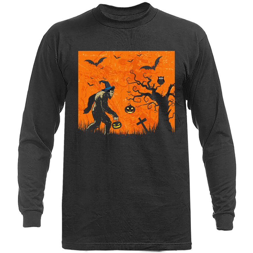 Halloween Costume Spooky Witches Pumpkin Ghost Long Sleeve T-Shirt gallery