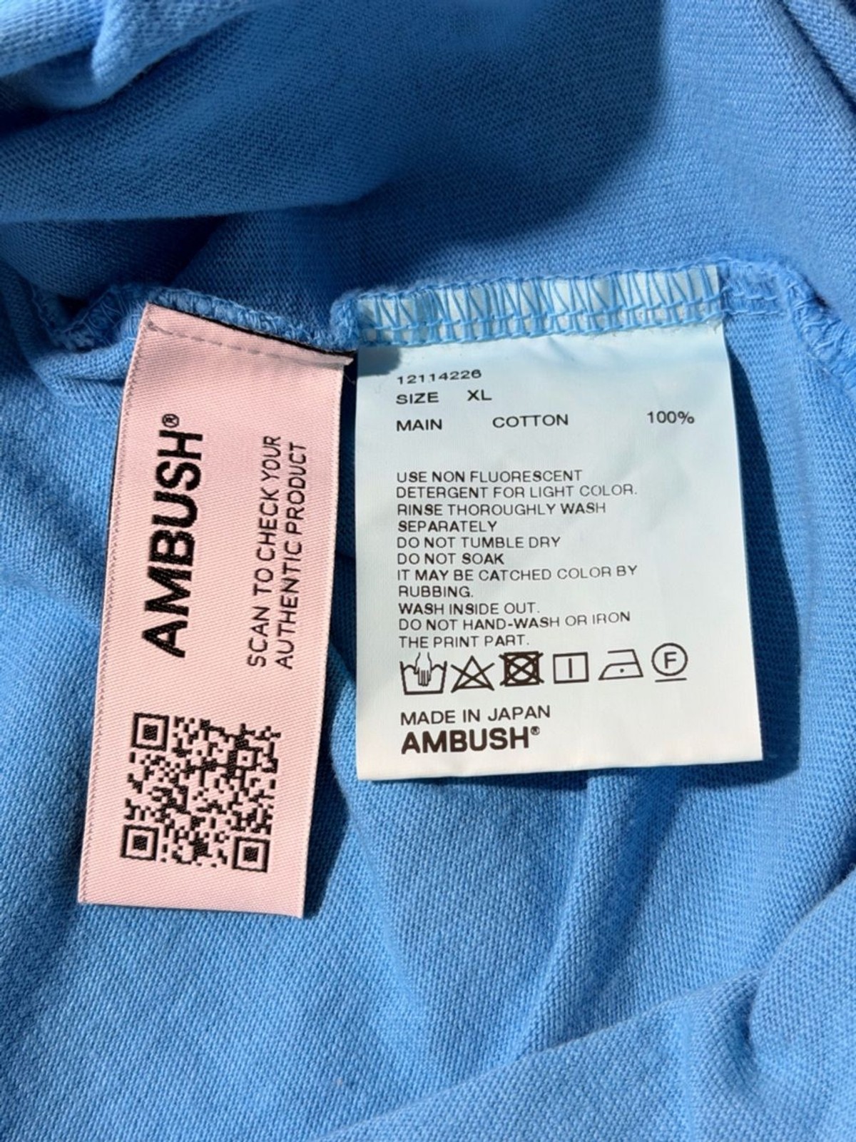 Ambush x 88rising Made in Japan Streetwear Blue Graphic Tee T-shirt in XL gallery