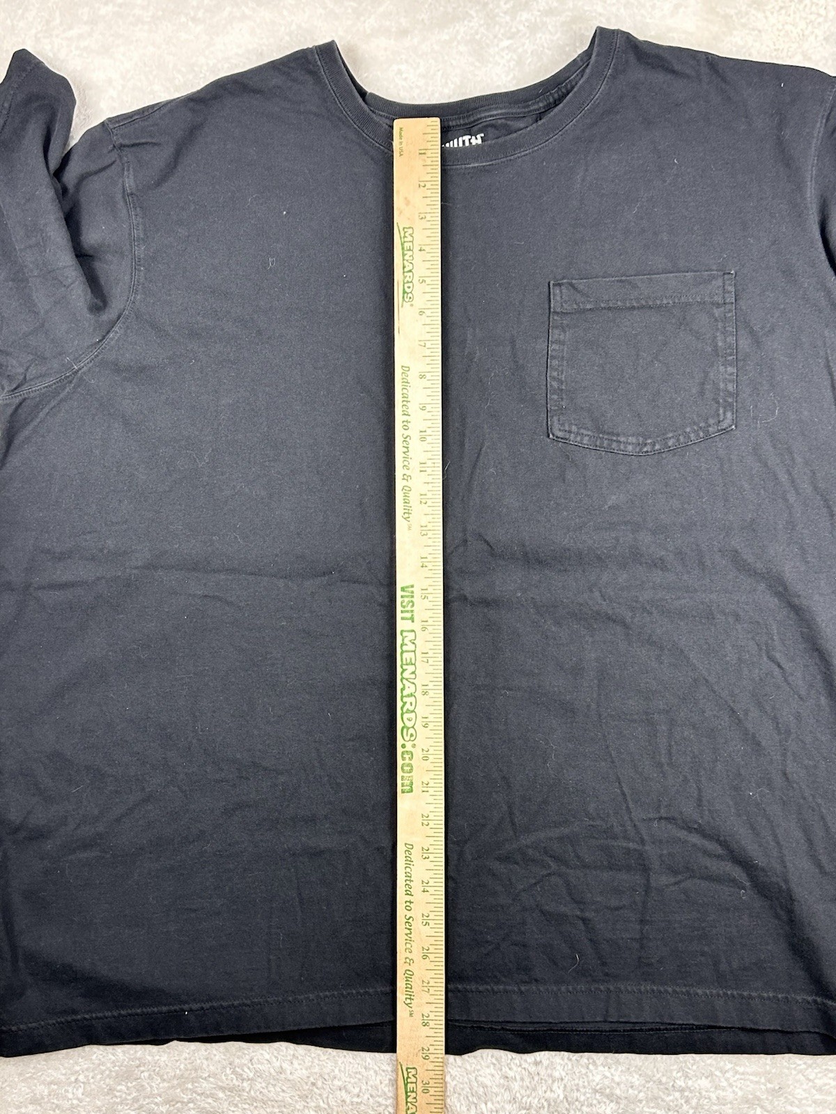 Duluth Trading Longtail T-Shirt Men’s 3XL Black Relaxed Fit Pocket Crewneck gallery