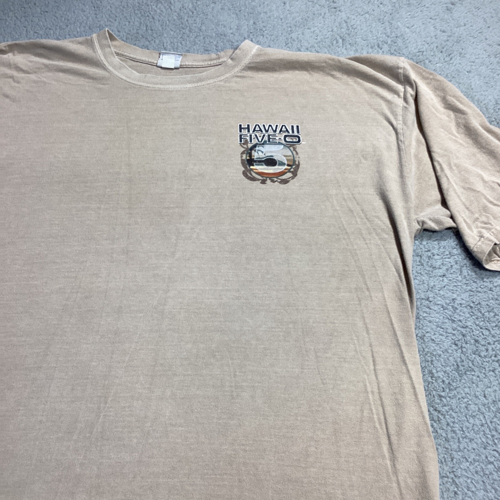 Hawaii 5-0 Tshirt Men’s 3 X Brown Dyed With Kona Coffee Crazy Shirts gallery