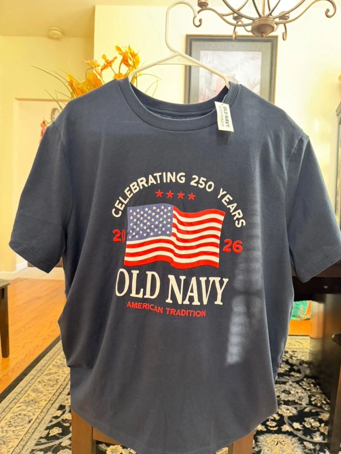 2026 Men OLD NAVY Flag 4th of July T Shirt gallery