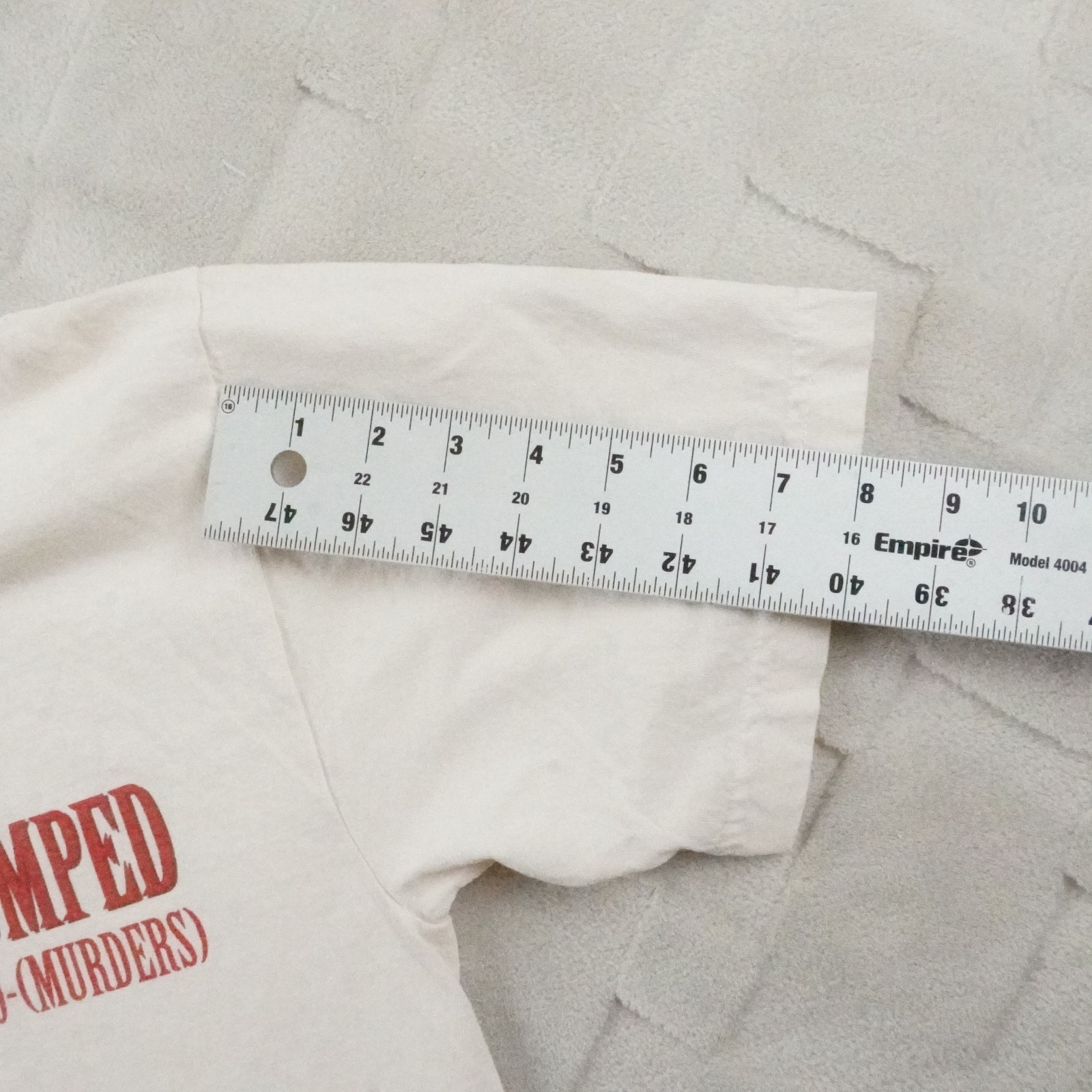 Slumped Boyz T-Shirt " We Don't Call The Laws" Tee Mens Small Cream gallery