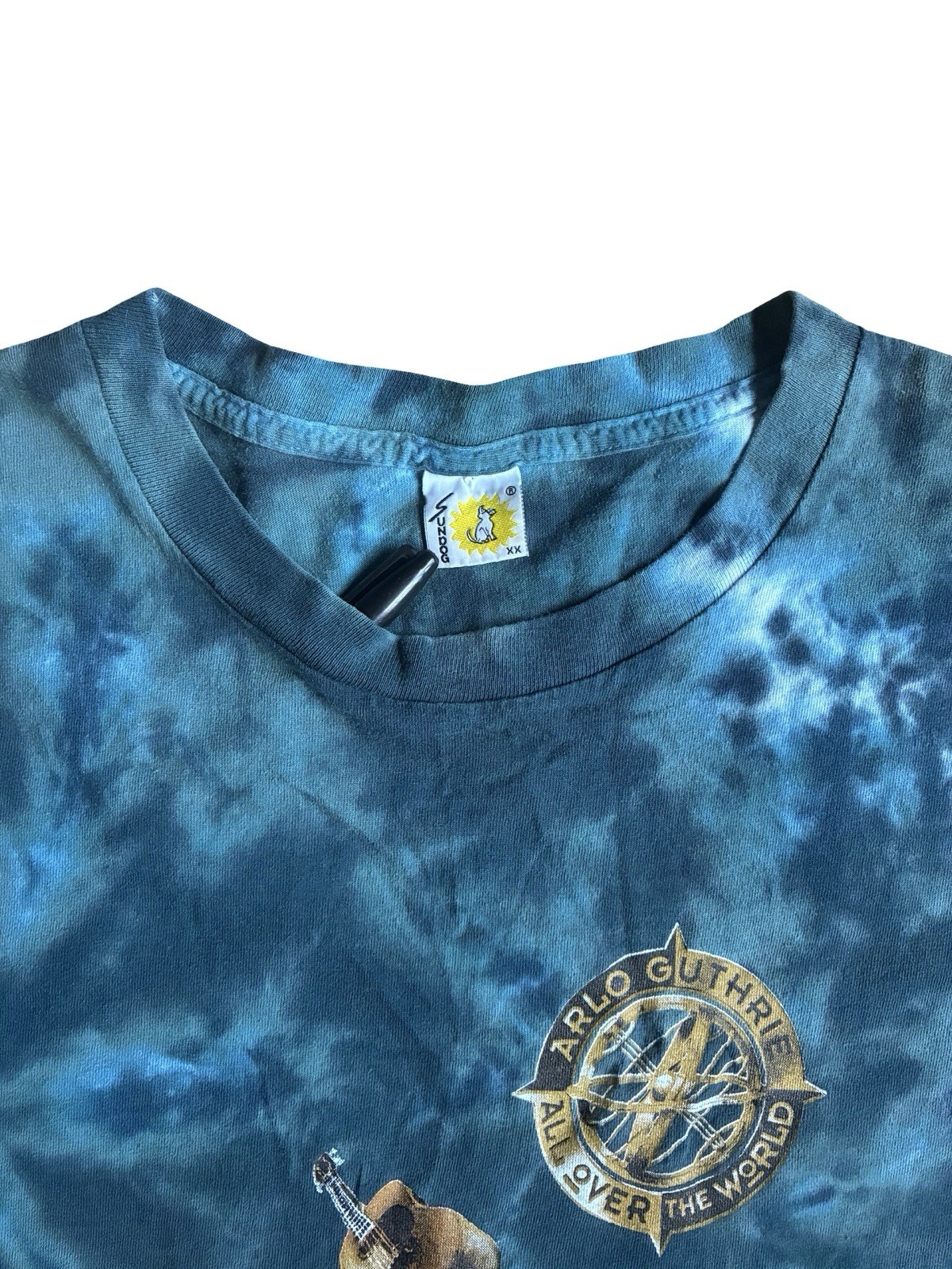 Vintage 90s Arlo Guthrie All Over The World Tour Single Stitch T-Shirt Size XXL gallery