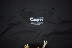 Casper the Friendly Ghost Devil Costume Mens Cartoon Black Shirt New Large