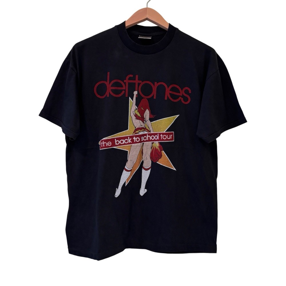 Deftones Back To School Tour 2001 Vintage T-shirt Single Stitch Reprint XL