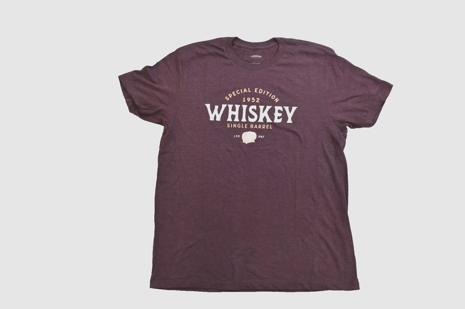Sonoma Mens Special Edition 1952 Single Barrel Whiskey Plum Heather Shirt New XL gallery