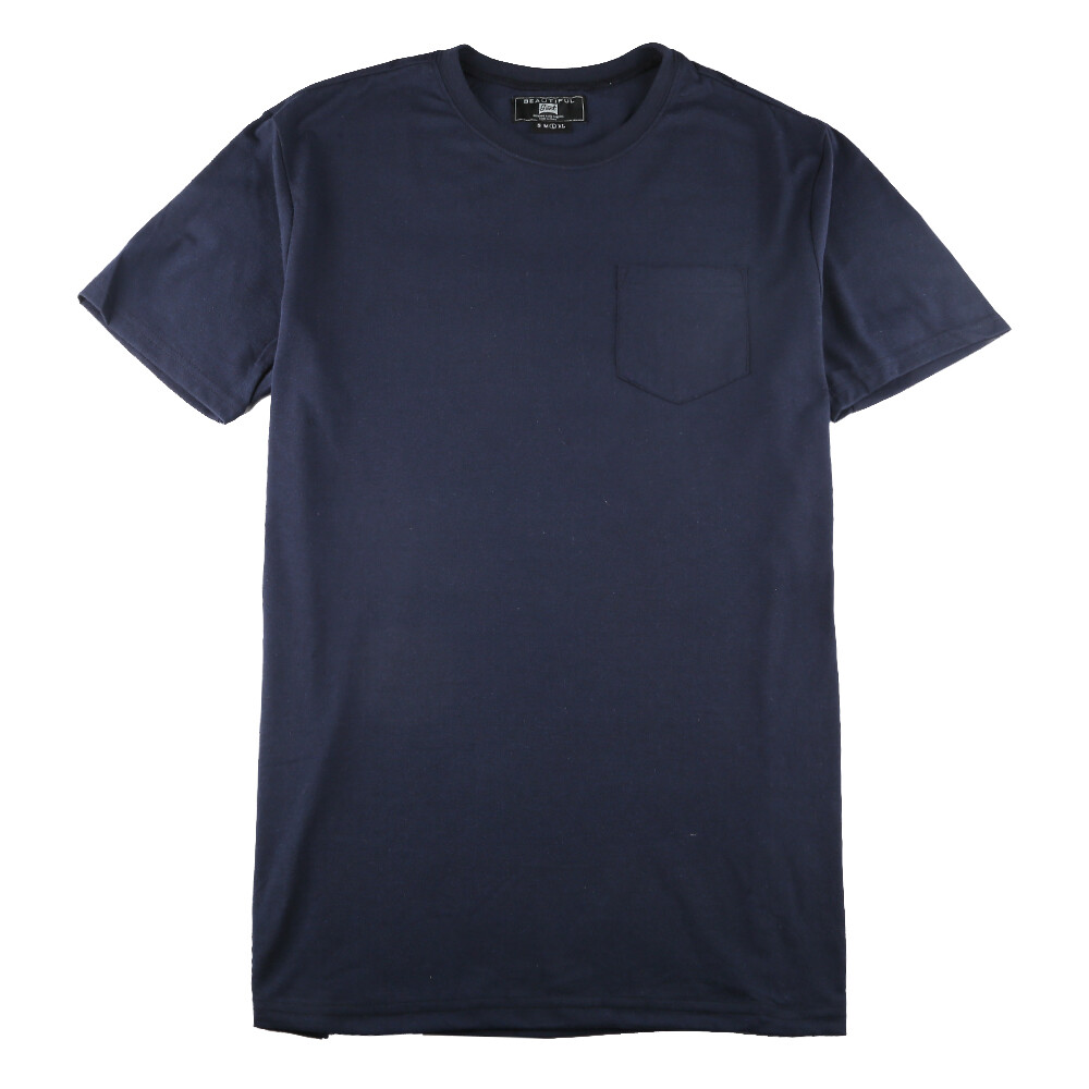 Beautiful Giant Cotton T-Shirts Men's Casual Short Sleeve Solid Undershirt Tees gallery