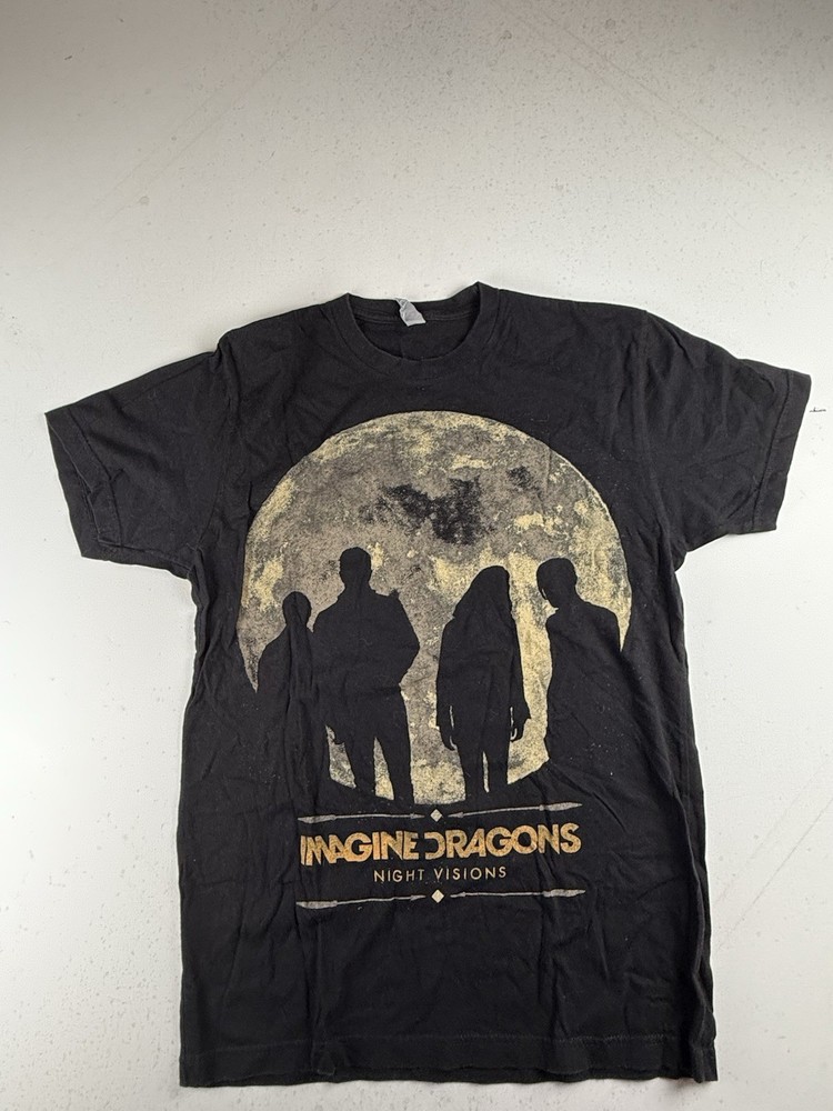 Imagine Dragons Night Visions Black 2013 Tour Concert T Shirt Size Small