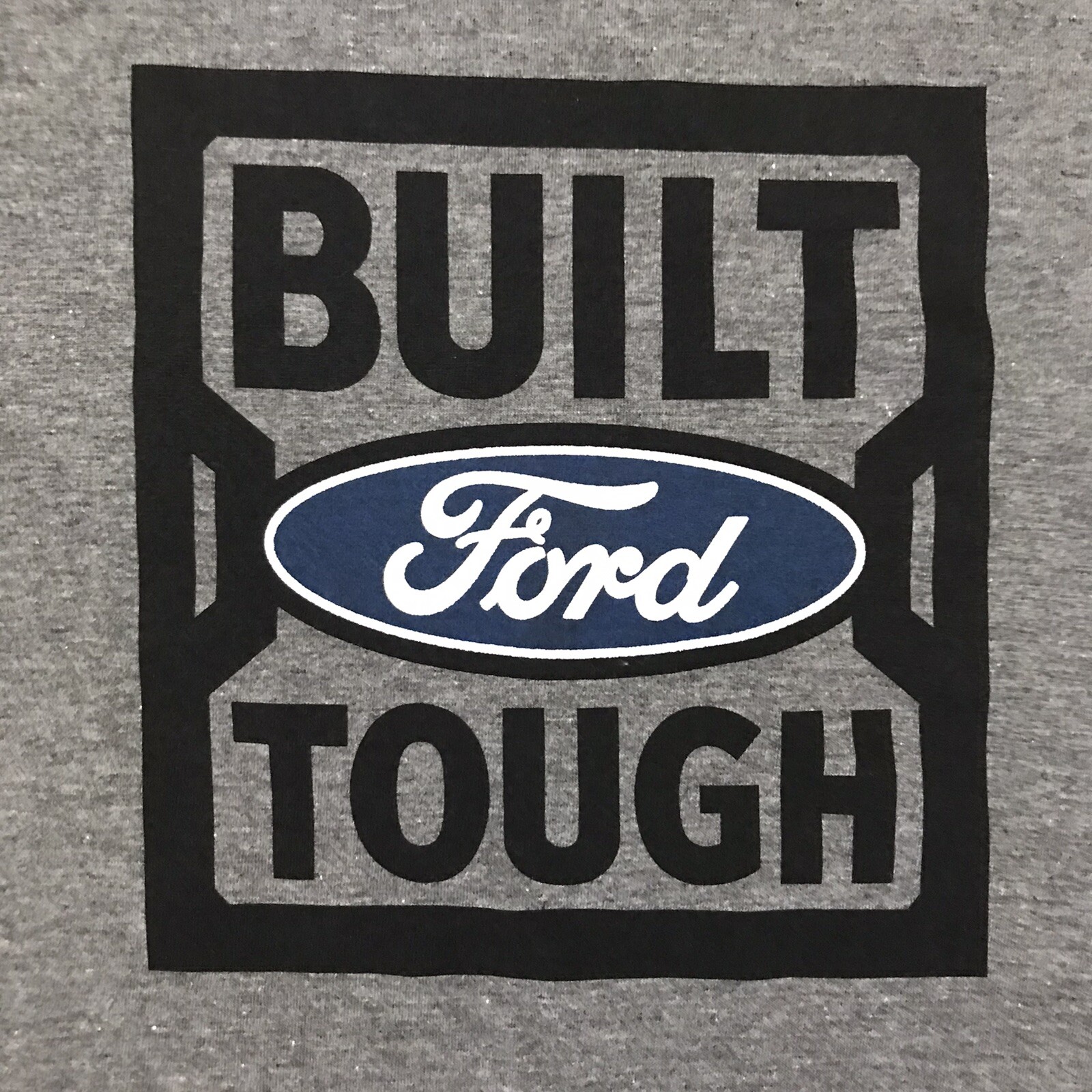 BUILT FORD TOUGH Heather Grey Size Medium T-Shirt by District Perfect Tri NEW! gallery