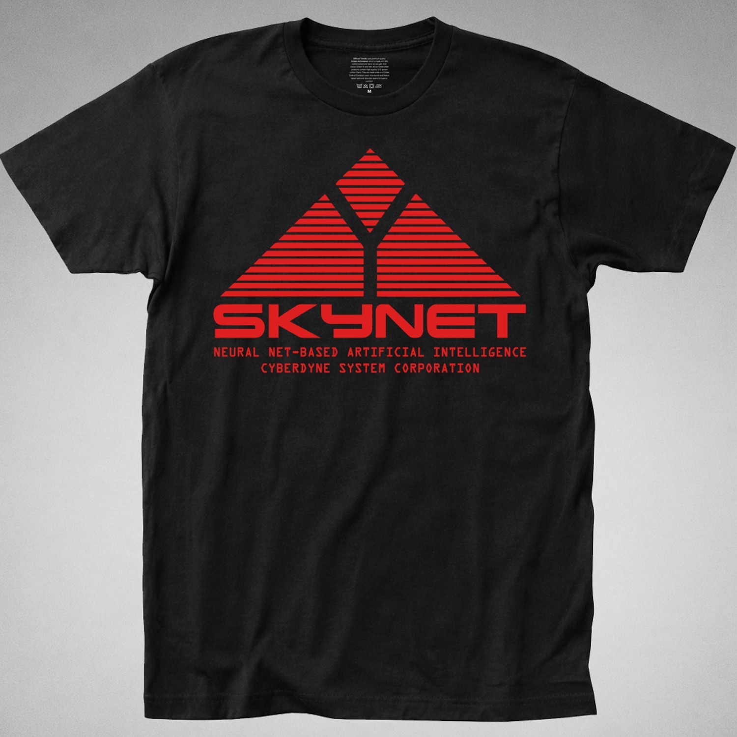 SKYNET T-Shirt terminator judgment day T2 t-1000 t-800 cyberdyne movie gift AI