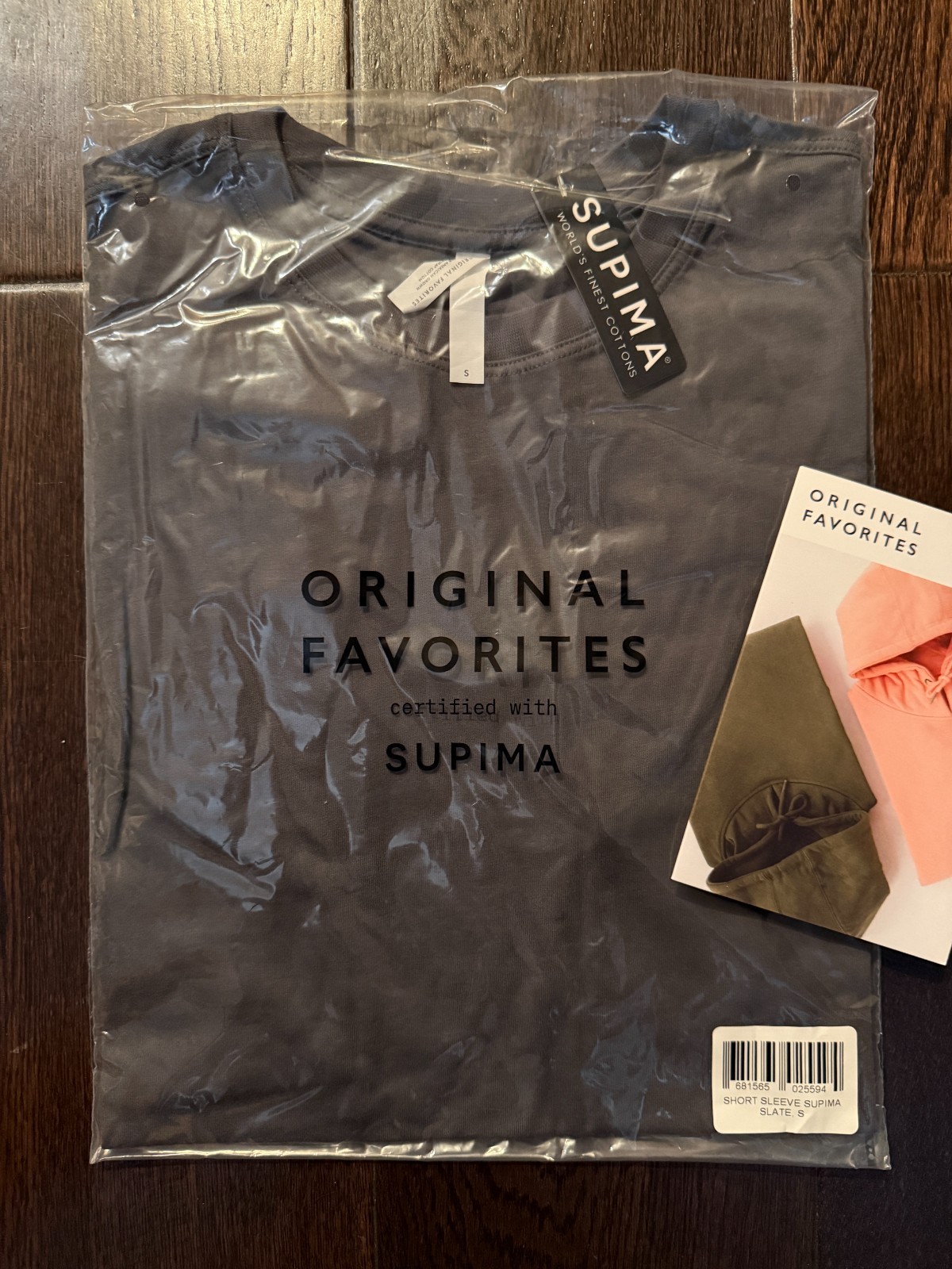 Original Favorites 100% Supima Cotton – Slate – All Sizes – T Shirt Blank NWT