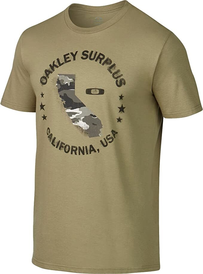 Oakley Mens Salute Tee Short Sleeve T-Shirt Kelp Medium NEW