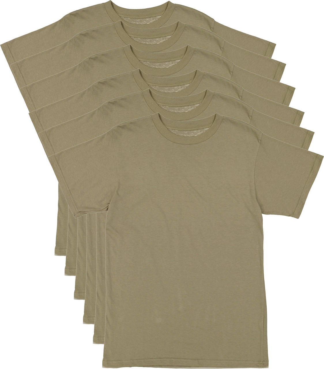 AR 670-1 Army Compliant Coyote Brown Mens Military T-Shirt MultiCam OCP 6-Pack gallery
