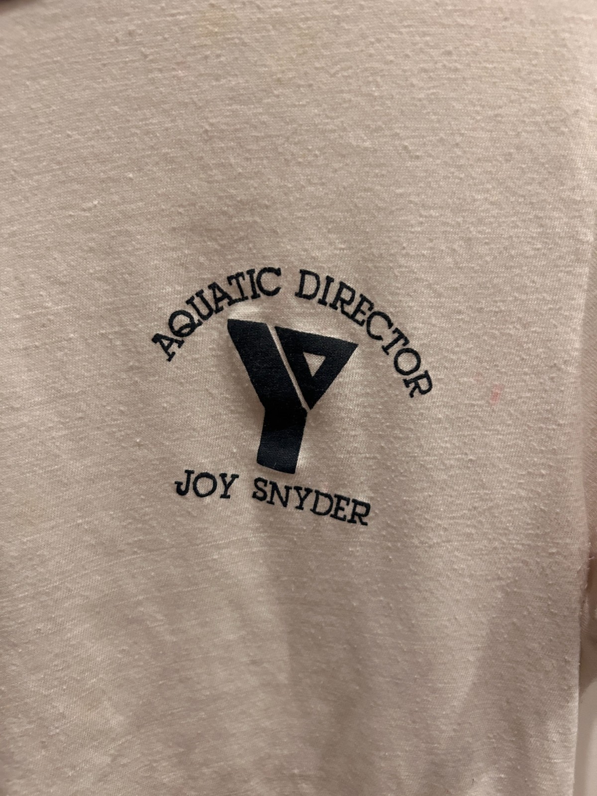 Vintage YMCA Ringer T Shirt - 70s - Aquatic Director - Size L gallery