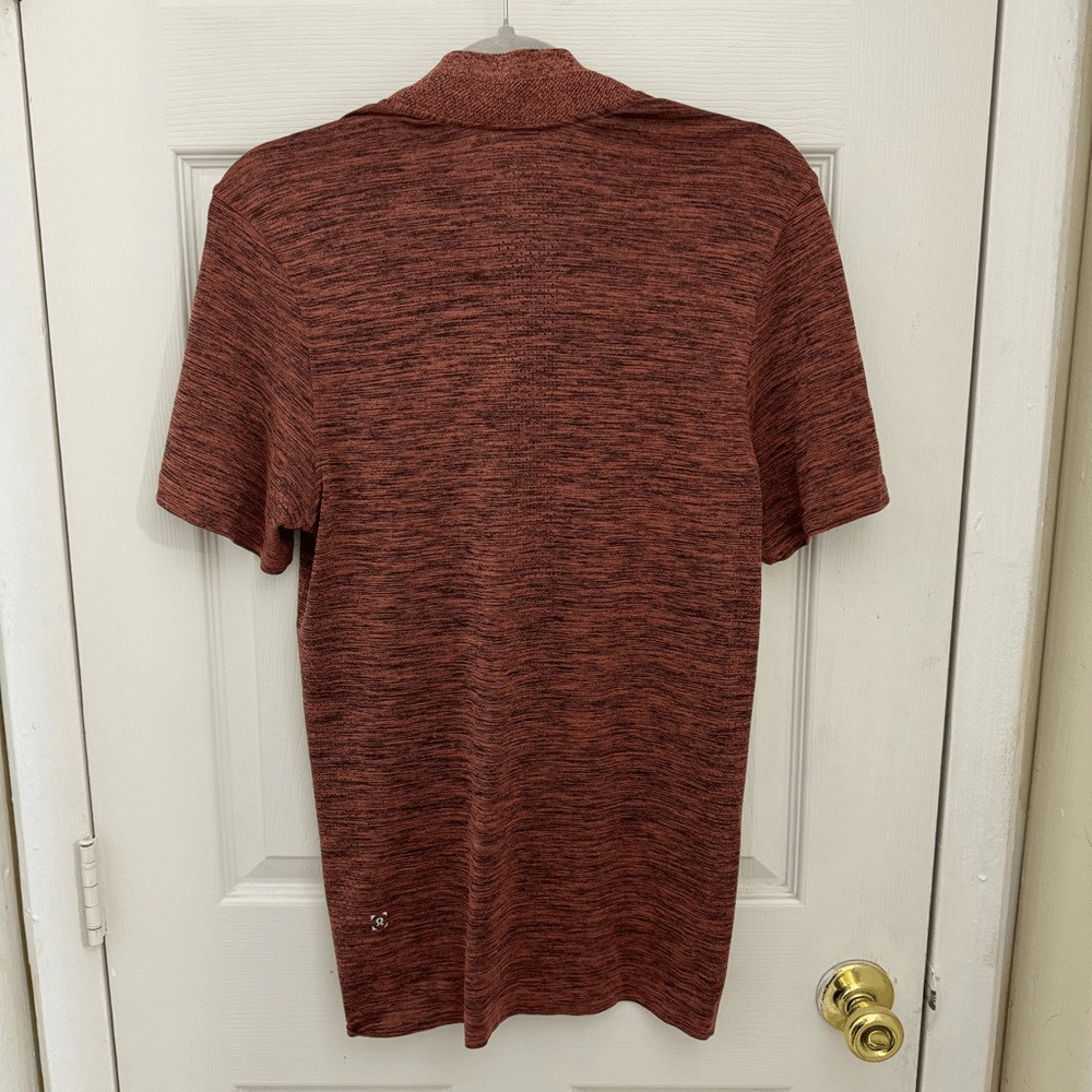 Lululemon Men’s Metal Vent Surge Short Sleeve Shirt Size Small Half Zip Biking gallery