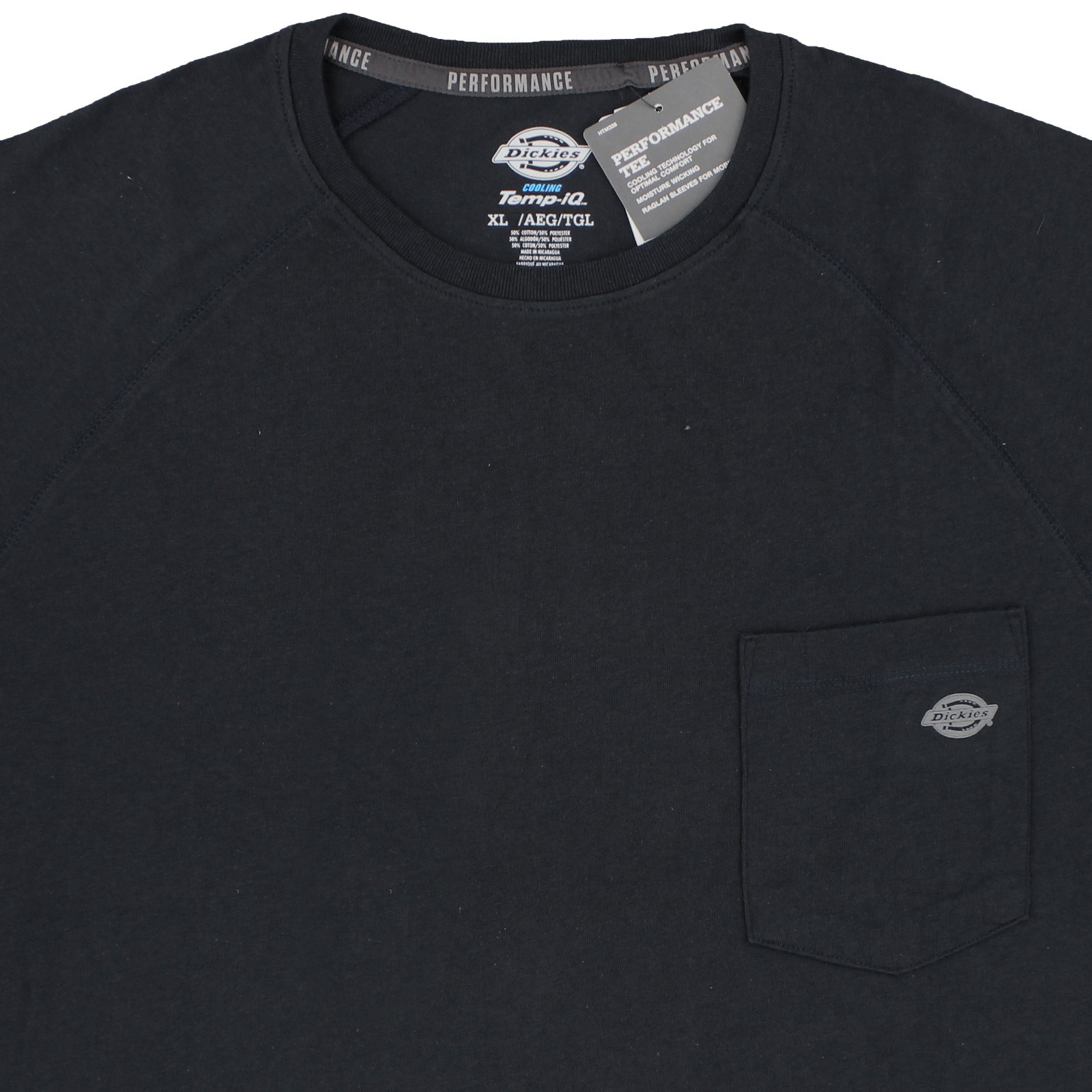 Dickies Men’s Performance Shirt Long Sleeve Pocket Tee Temp Control – Warming