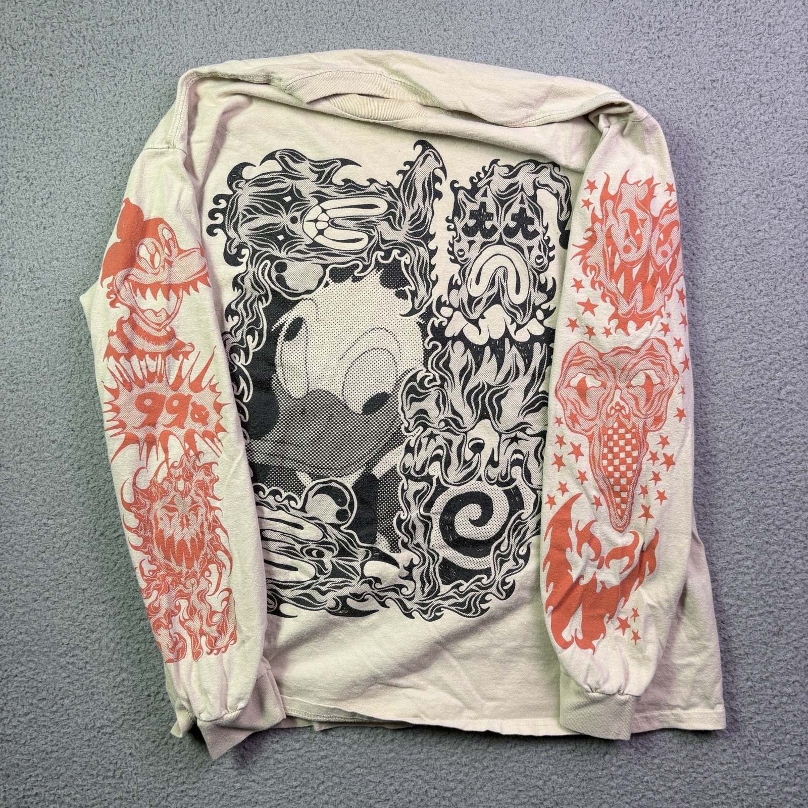 Jump Rope Graphic Shirt Men XL Psychedelic Art Punk Skater Grunge Streetwear gallery
