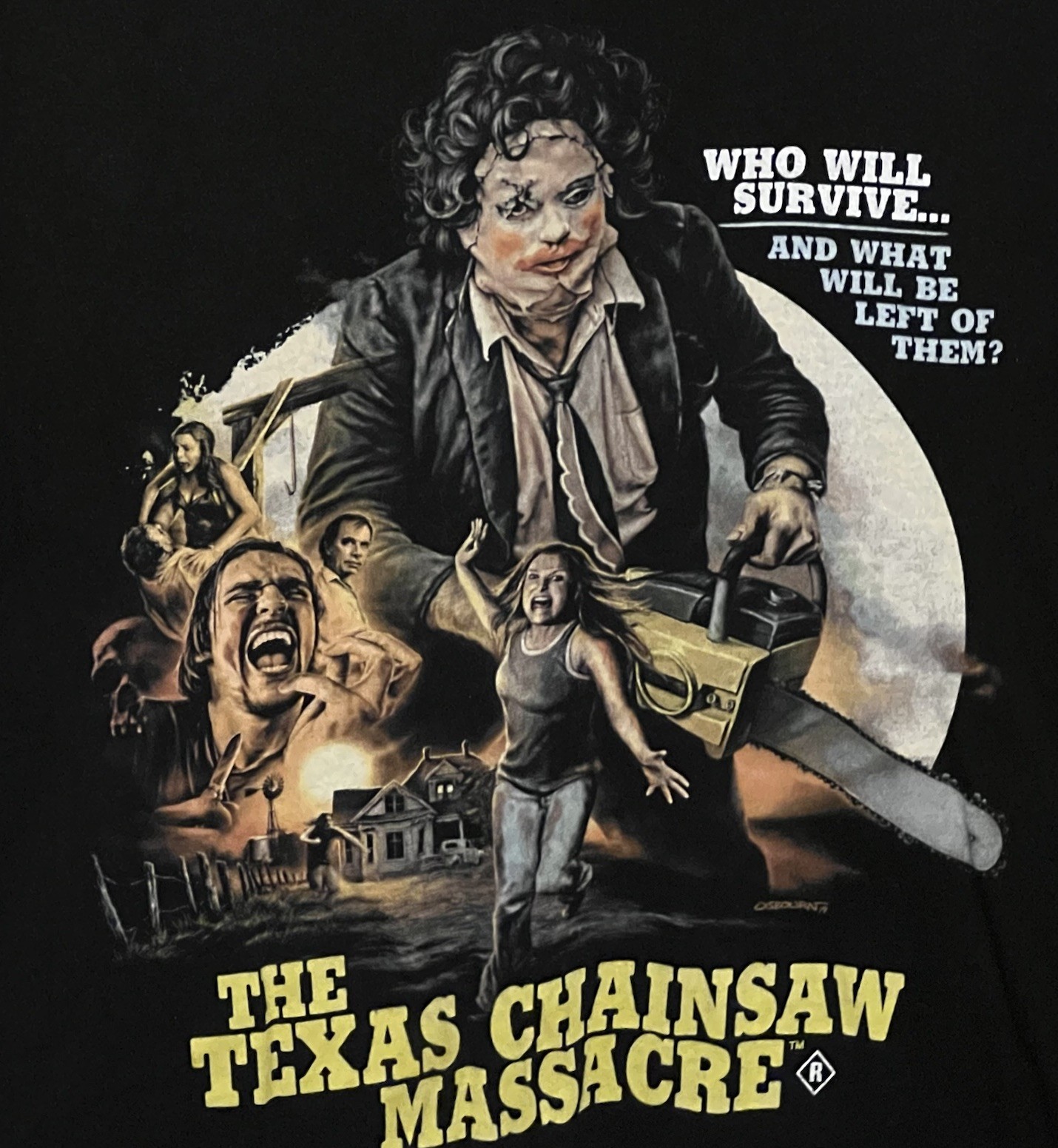 Fright Rags Leatherface The Texas Chainsaw Massacre Shirt L Large OOP gallery