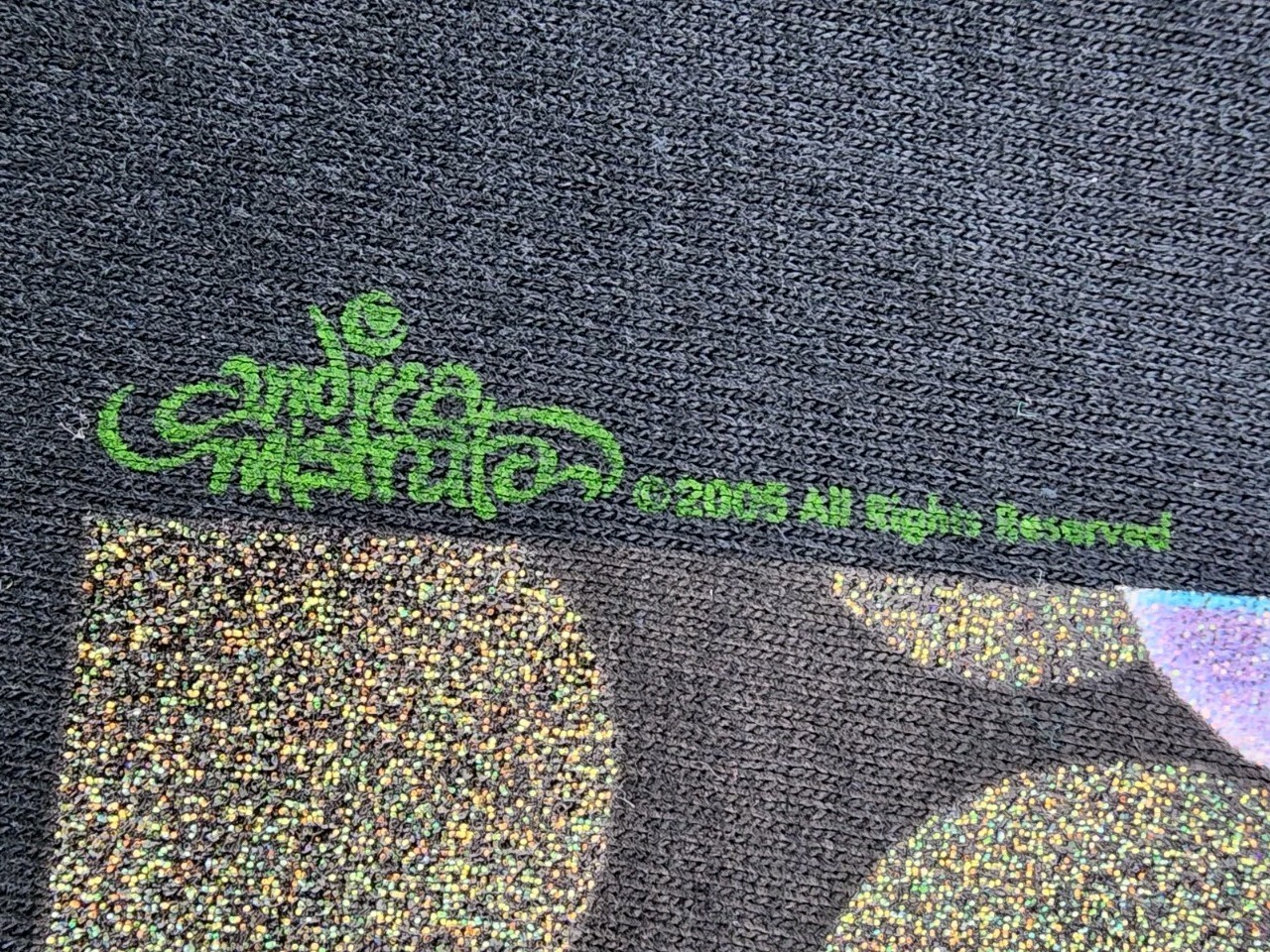 VINTAGE Mardi Gras Shirt Mens Large Peekaboo 2005 Andrea Mistretta Tee Adult A34 gallery