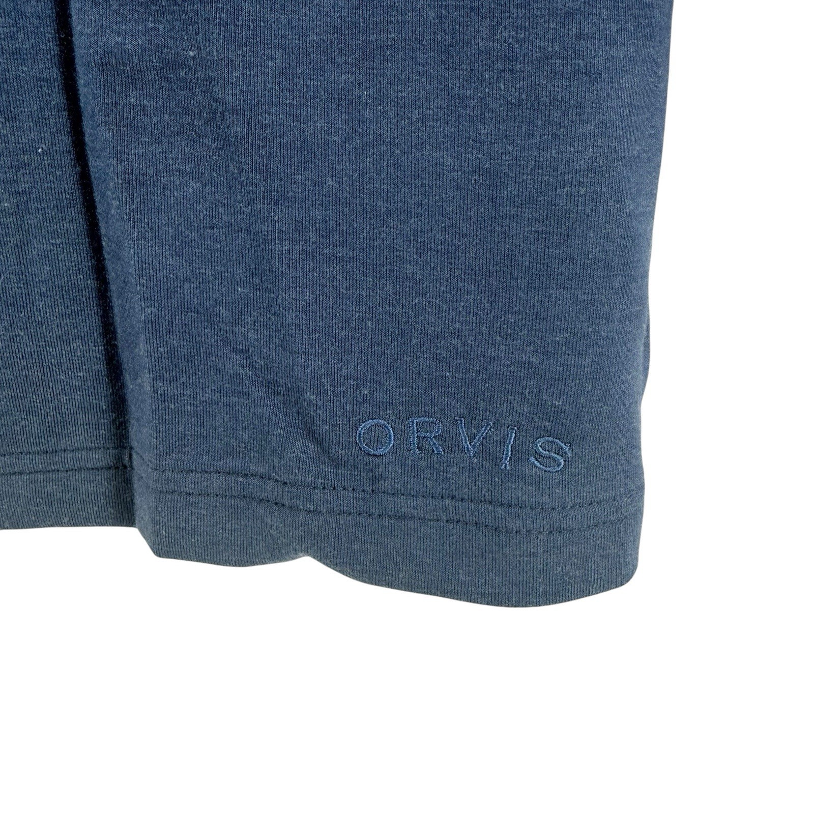 Orvis Classic Collection Pullover Shirt Mens Blue Large Long Sleeve Size L gallery