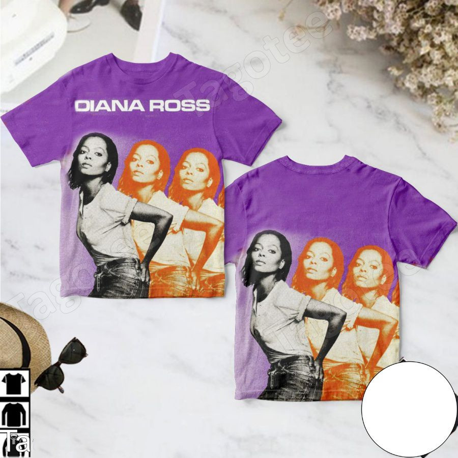 Diana Ross I’m Coming Out Purple S-5XL 3D All Over Print Shirt For Men DT1390 gallery