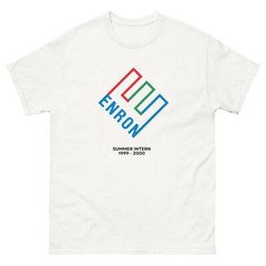 Throwback Style with an Edge: The Enron T-Shirt! Summer Intern