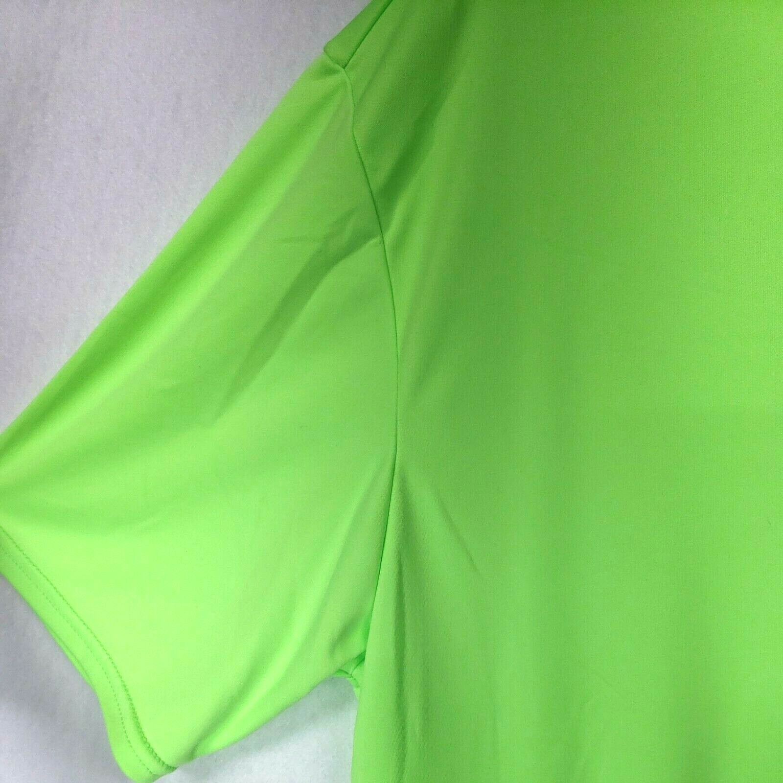 Port & Company Hi Vis High Visibility T-Shirt Men's 100% Polyester Lime Green L gallery
