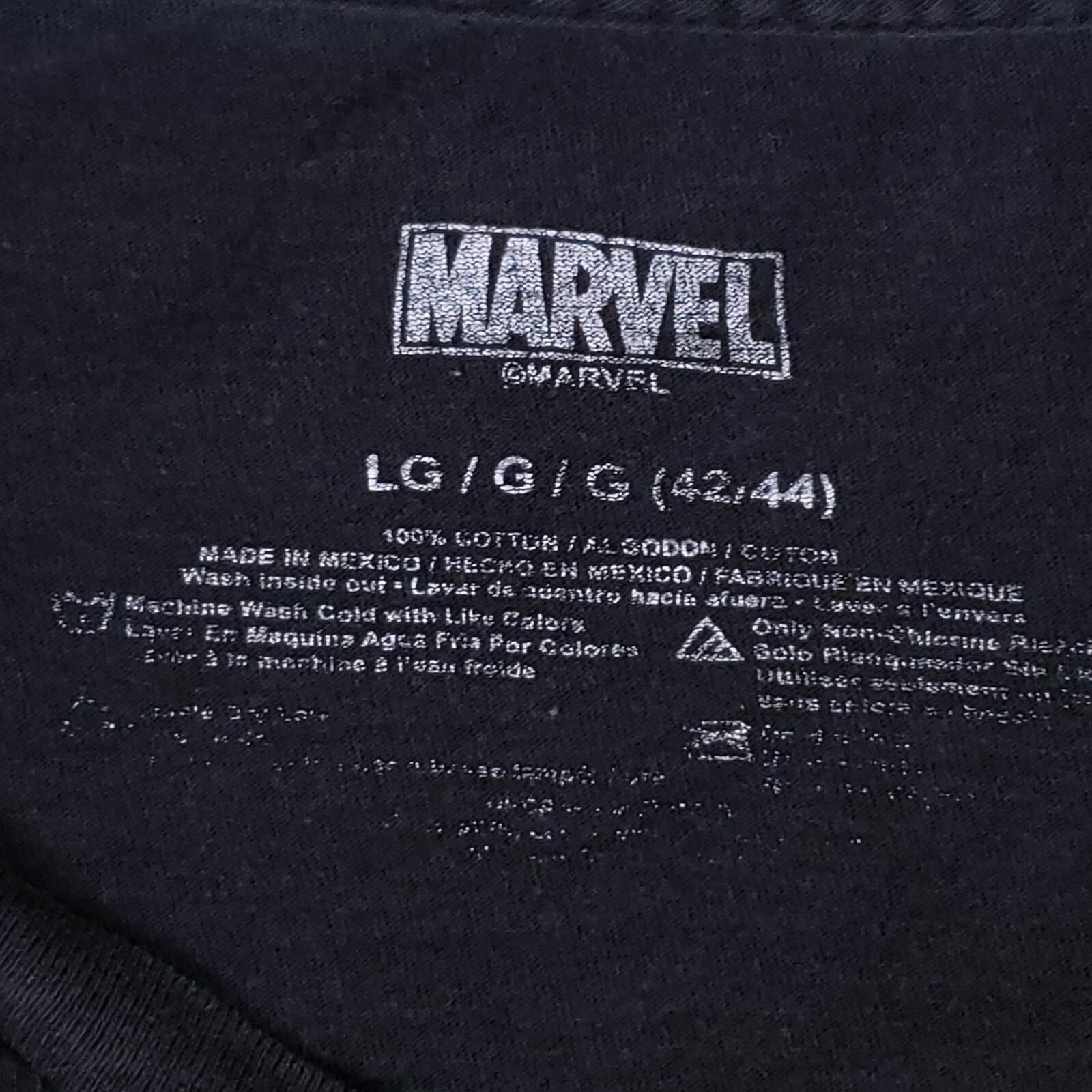 Marvel Black Panther T Shirt Large Black Superhero Graphic Tee Comic Style gallery