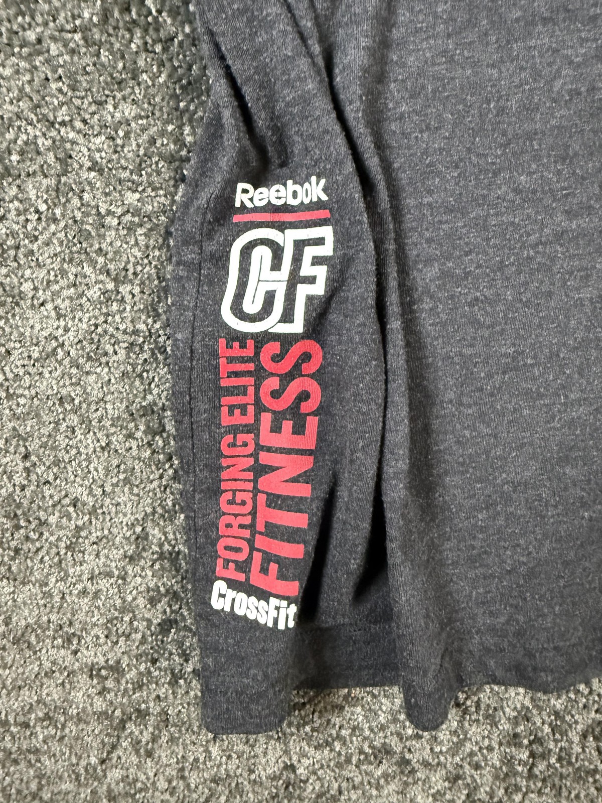 Reebok CrossFit Shirt Mens XL Gray Forging Elite Fitness Graphic Tee Gym gallery
