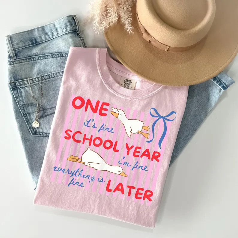Striped One School Year Comfort Tee