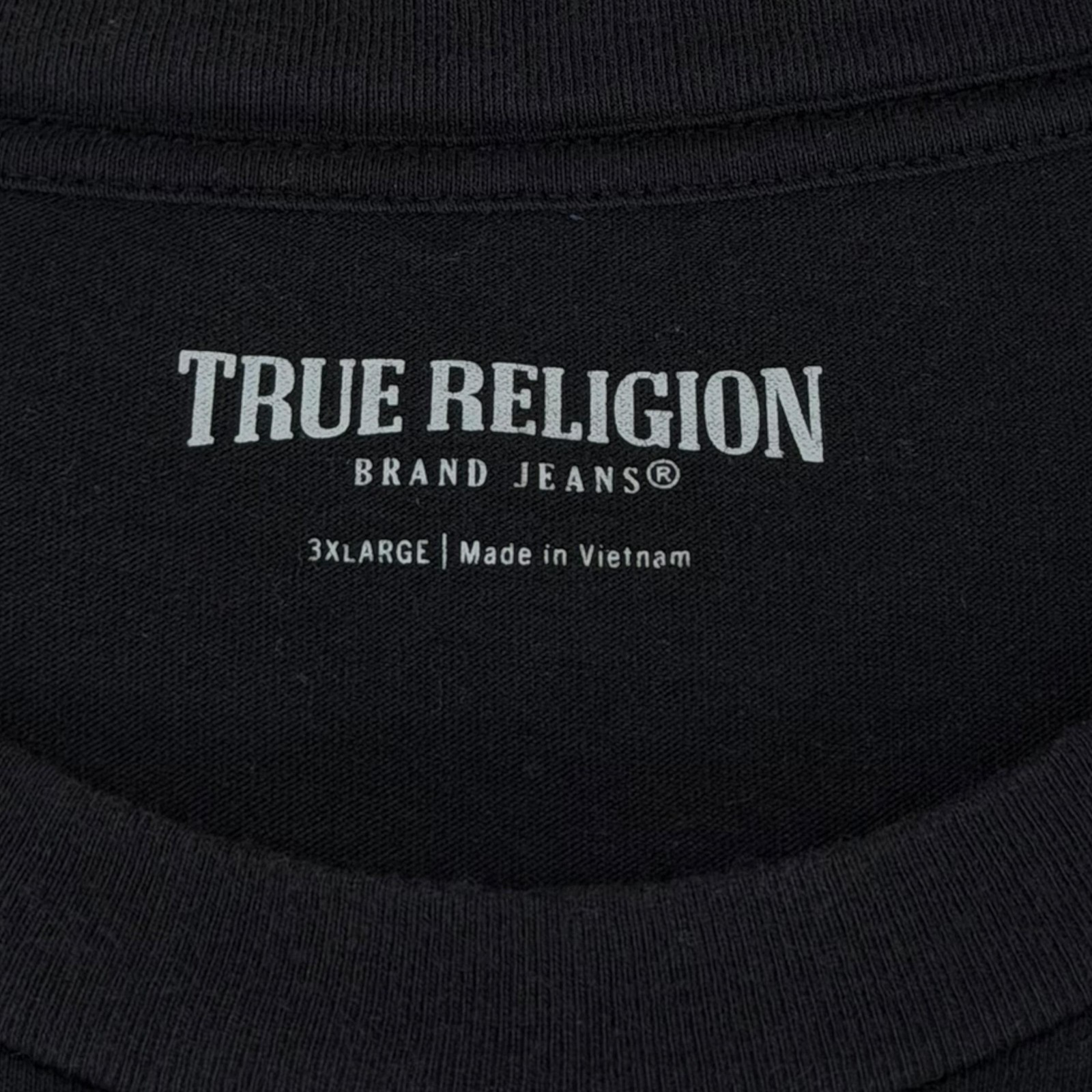 True Religion Shirt Mens 3XL Black World Tour 02 Graphic Tee Brand Jeans Music gallery