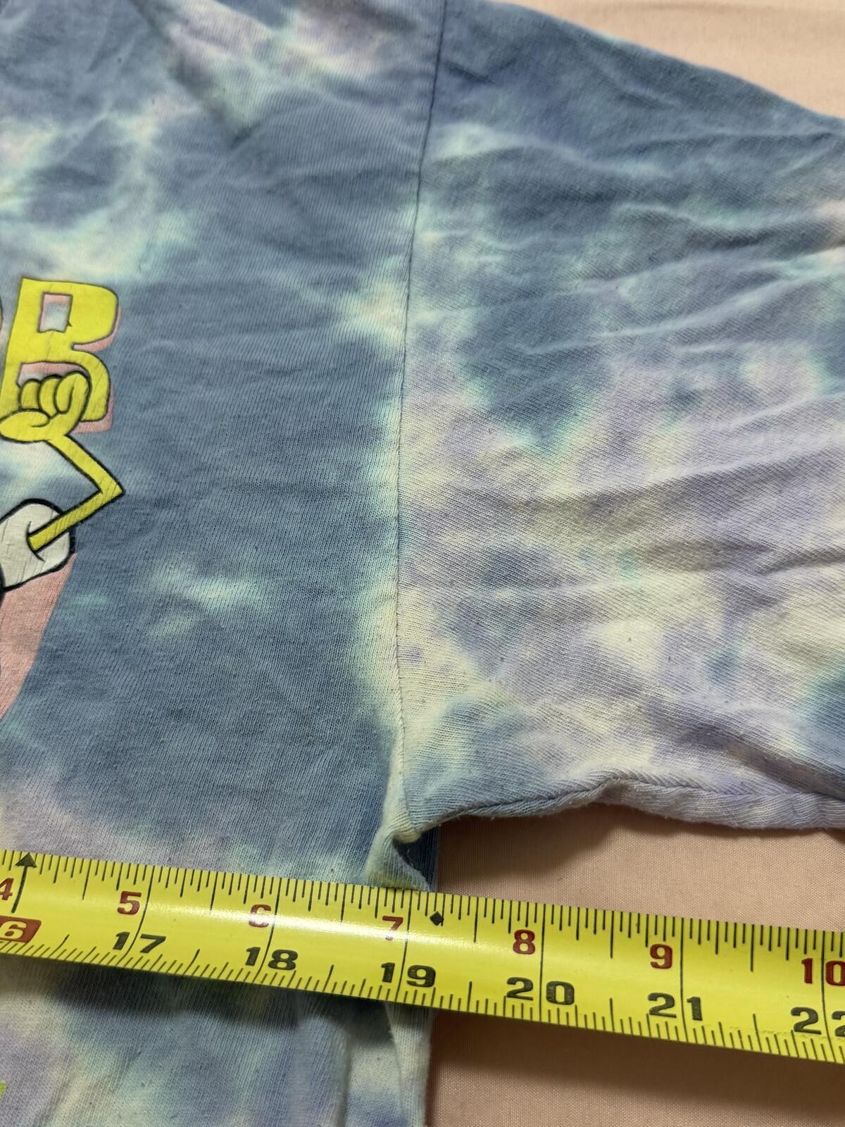 SpongeBob SquarePants Tie-Dye Graphic T-Shirt Size M gallery
