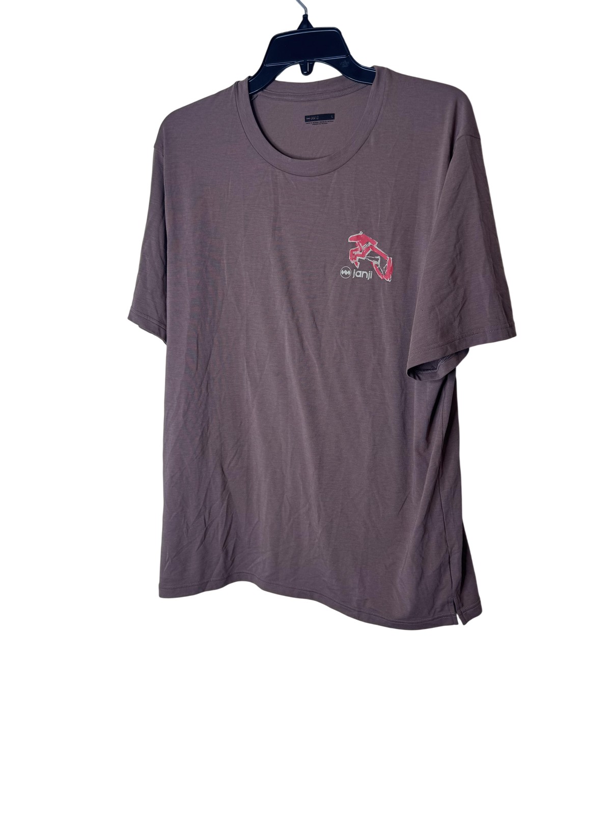Janji Shirt Mens Large Brown Circa Daily Run Everywhere Running Graphic Tee