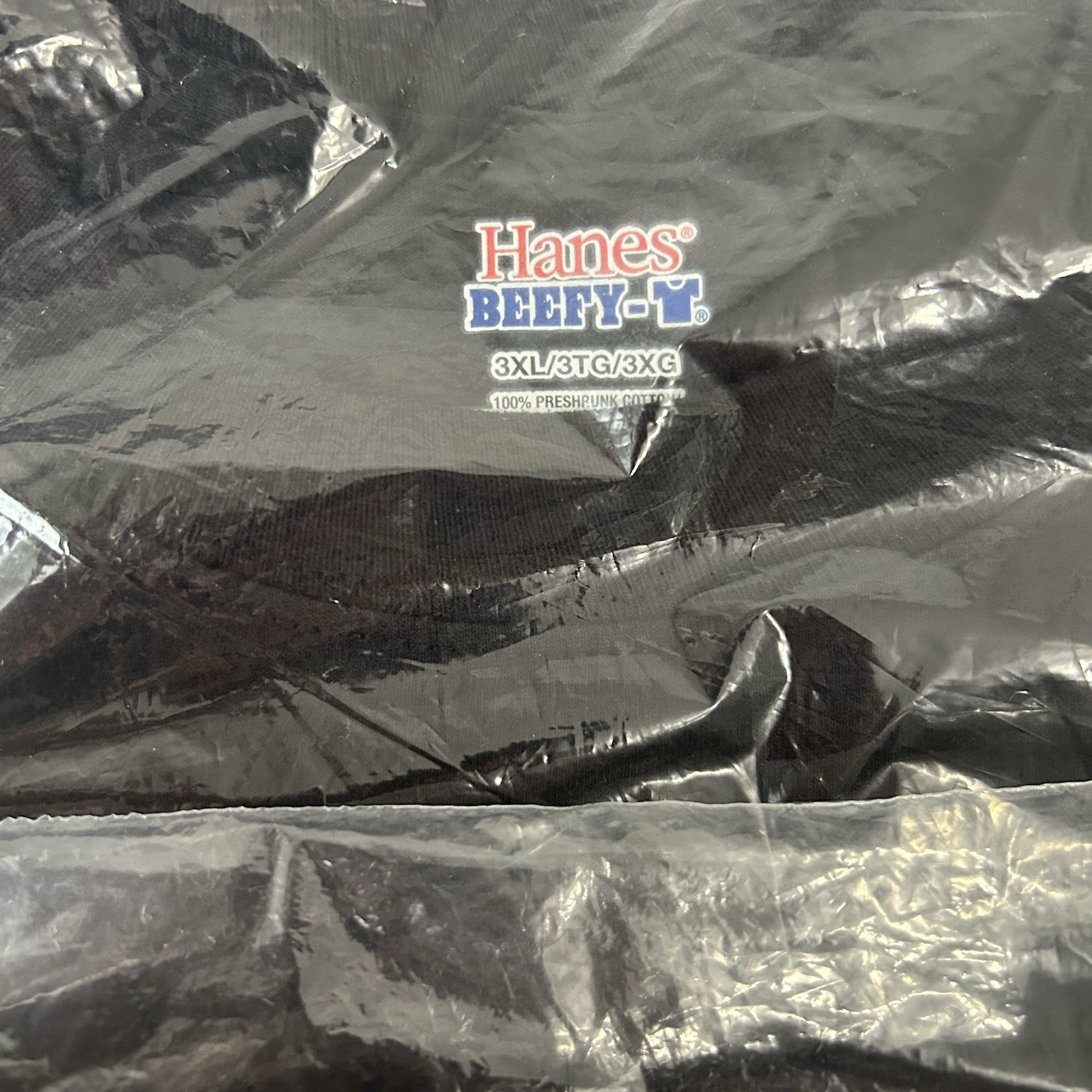 Hanes T-Shirt 2-Pack Men's 3XL Beefy Short Sleeve Crewneck Cotton 5180 NEW gallery