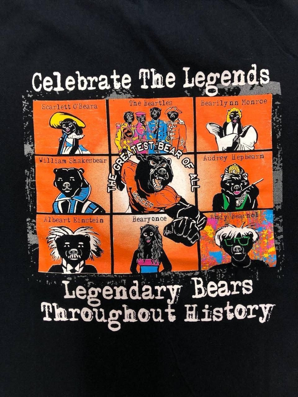 Legendary Bears MU VS FSU Tshirt Mens Medium Black Celebrate The Legends gallery