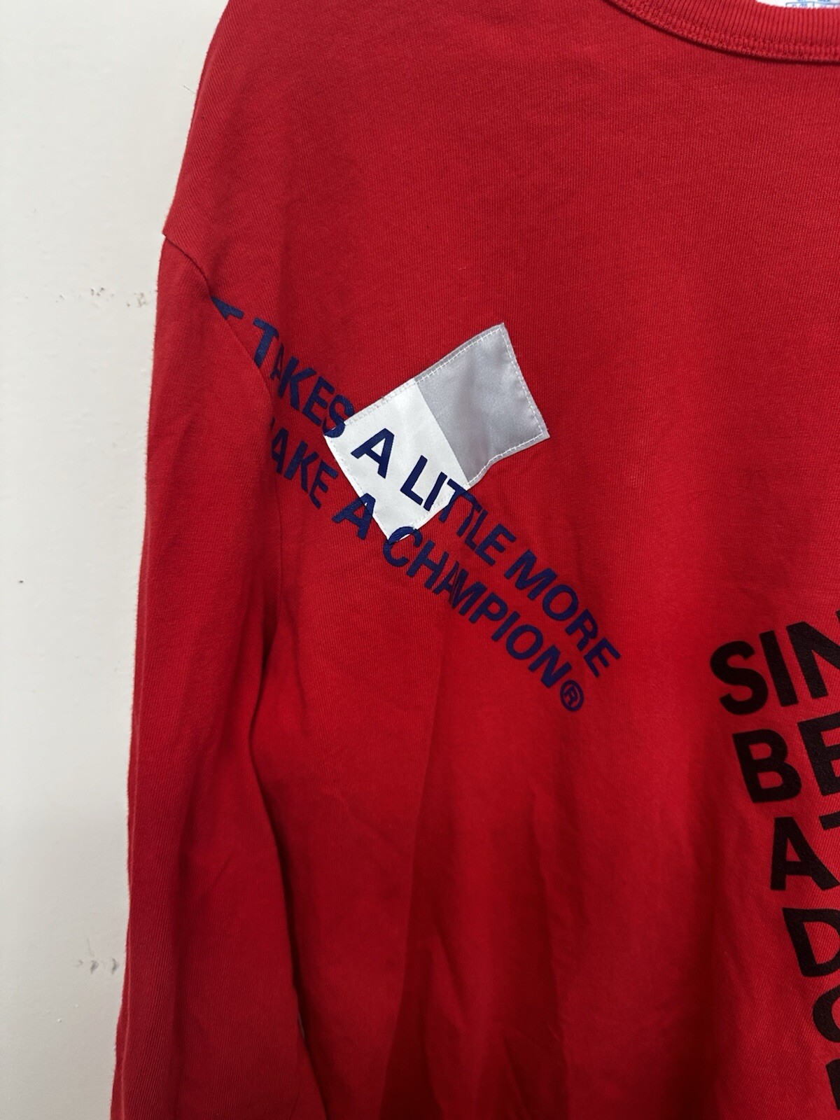 Vintage 90s Champion Ref Long Sleeve T-shirt Spellout Logo XL gallery