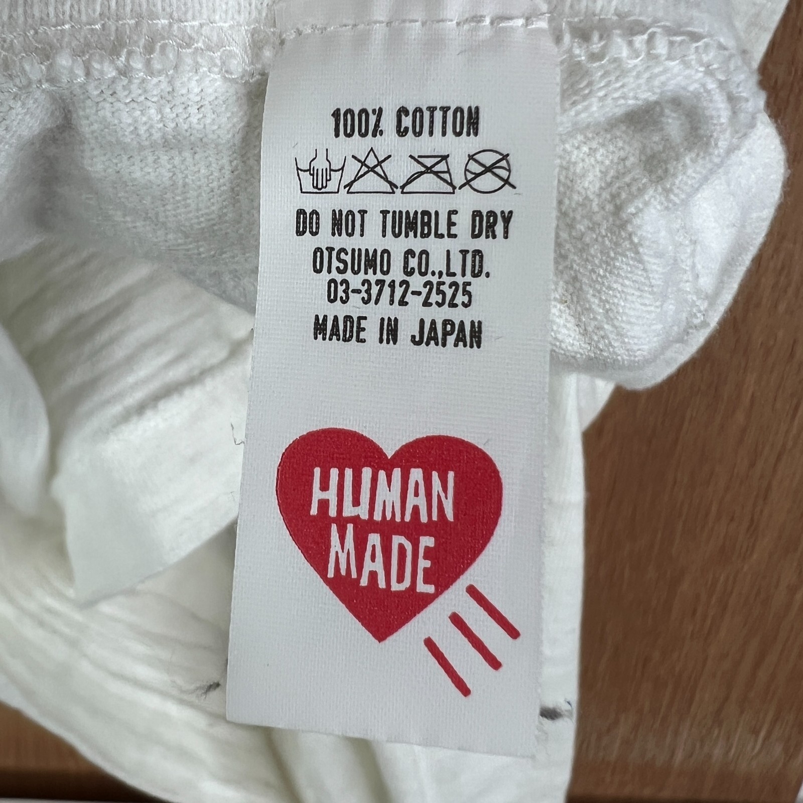 Human Made Shirt Mens Medium White Pop Smoke Nigo Made in Japan Cotton Designer gallery