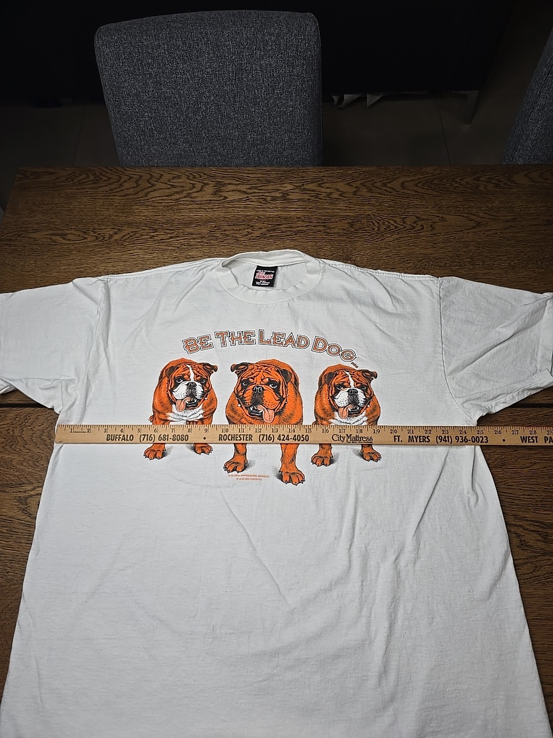 Big Johnson Be The Lead Dog Tshirt Sz XXL Vintage 1996 Made In USA Single Stitch gallery