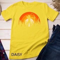 Retro Silhouette Archery Bow Arrow Shoot Target Sports Unisex T-shirt