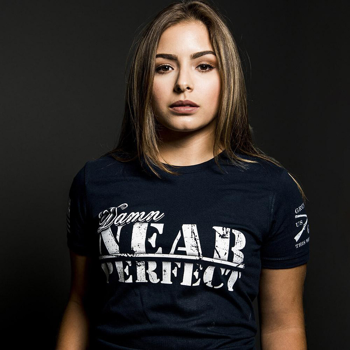 Grunt Style Women's Damn Near Perfect Crewneck T-Shirt - Midnight Navy gallery