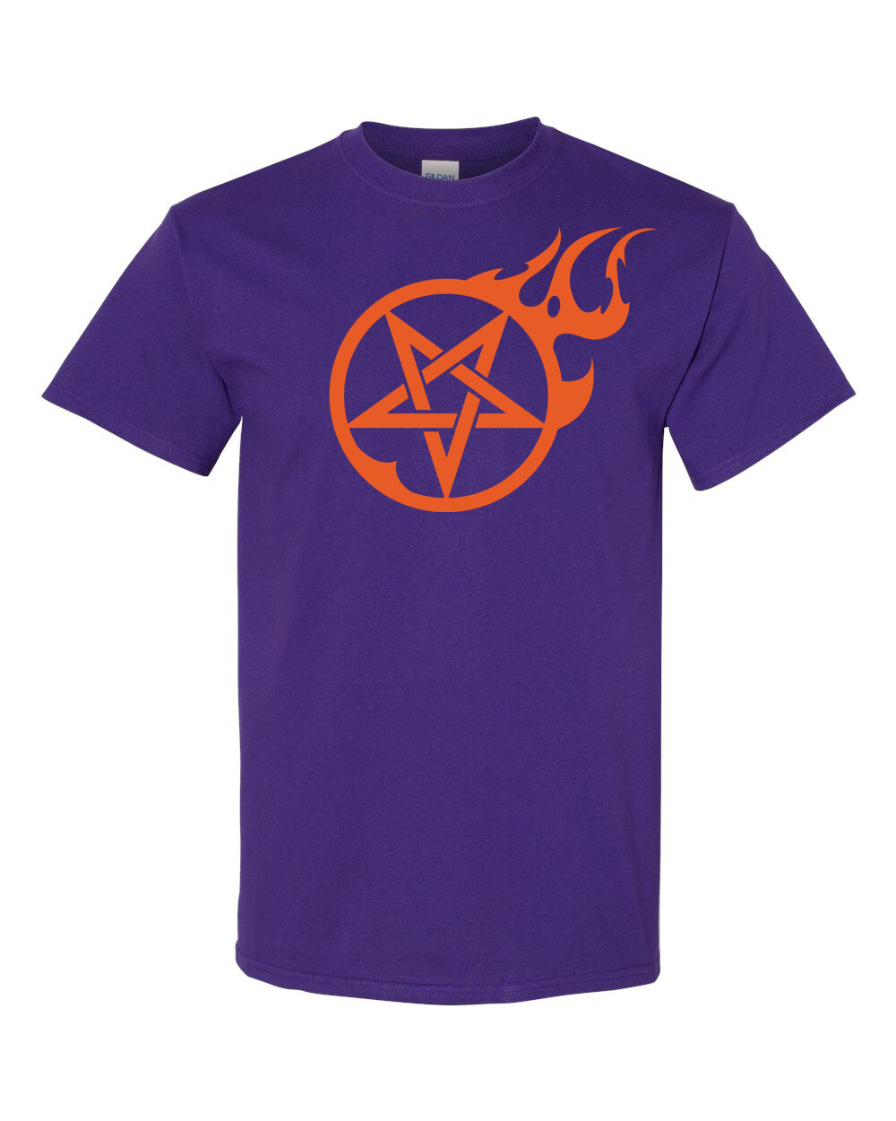 FLAMING PENTAGRAM Unisex T-Shirt Multi Colors S-XL FREE S&H! Kyle Millar art gallery