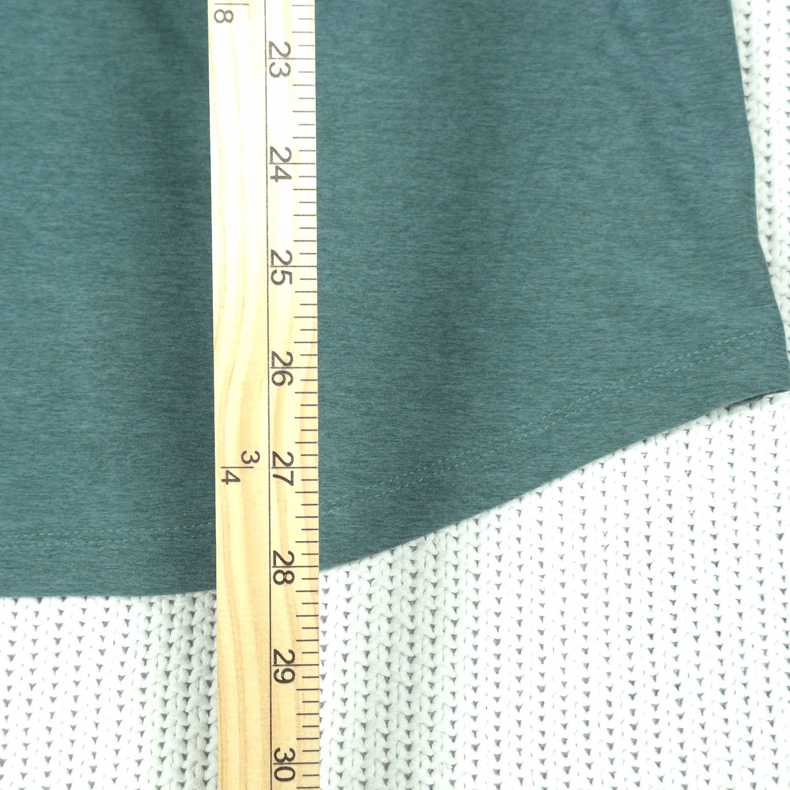 Kenneth Cole Tech Raglan Active Tee Shirt Sz L Marine Stretch Soft Curved Hem gallery