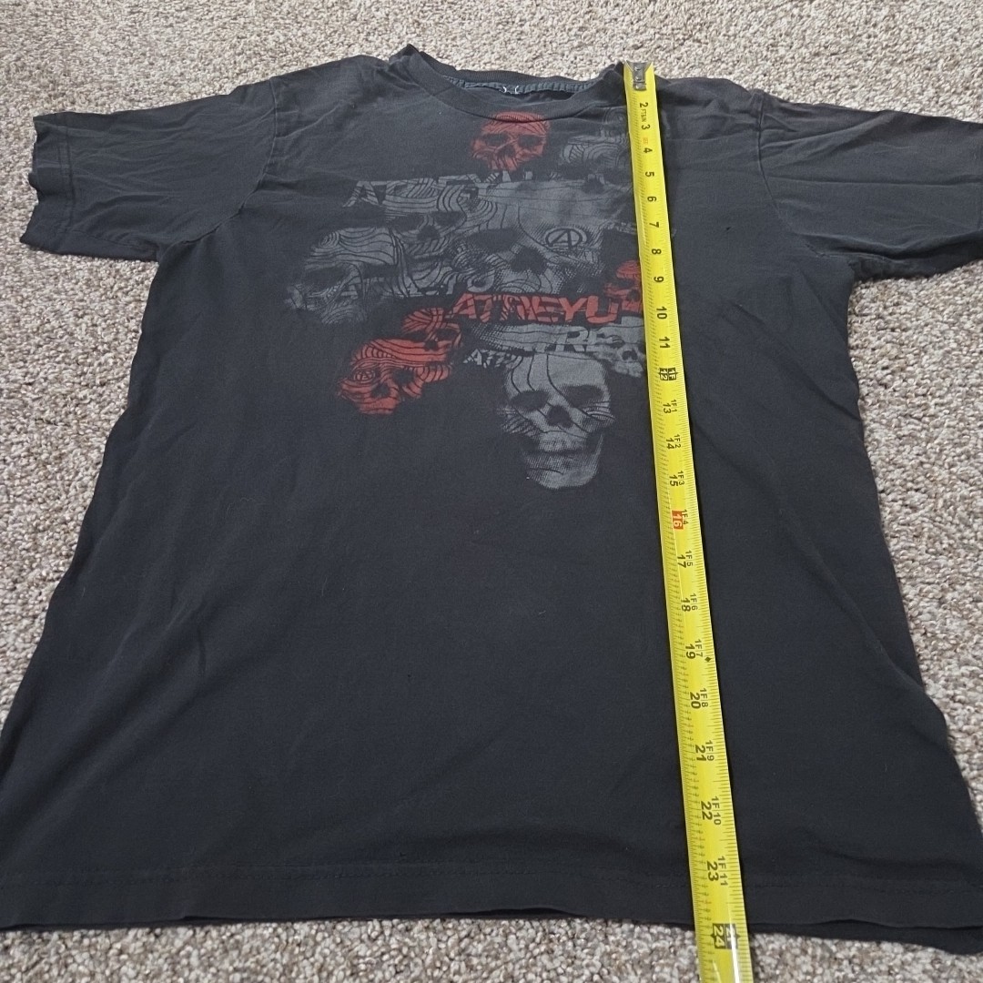 VTG The Core Mens Atreyu Graphic Band T Shirt Size S Grunge Skulls Rock Music gallery
